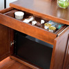 Refined Feline Wooden Litter Box Cabinet