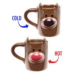 Reindeer Heat-Sensitive Color-Changing Coffee Mug