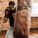 Retro Heritage Top Grain Cowhide Leather Heavy Punching Bag