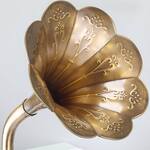 Retro Modern Gramophone Turntable With Copper Horn