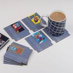 Retro Nintendo NES Cartridge Drink Coasters