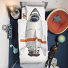 Rocket Ship Duvet and Pillowcase Set