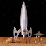 Rocket Ship Pepper Grinder