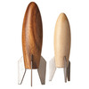 Rocket Ship Salt And Pepper Shakers