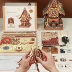 ROKR Cuckoo Clock - DIY Mechanical 3D Wooden Model Kit