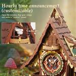 ROKR Cuckoo Clock - DIY Mechanical 3D Wooden Model Kit