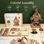 ROKR Cuckoo Clock - DIY Mechanical 3D Wooden Model Kit