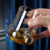 Roller Lowball Rocks Glass with Steel Chilling Balls