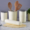 Roller Shaker - Stoneware Rolling Pin, Flour Shaker, and Pastry Measure