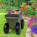 Rolling Garden Cart and Seat