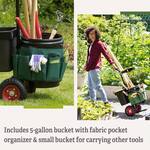 Rolling Garden Tool Storage Caddy