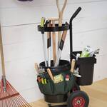 Rolling Garden Tool Storage Caddy