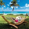 Roman Arc Cypress Hammock Stands