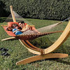 Roman Arc Cypress Hammock Stands