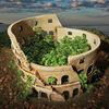 Roman Colosseum Planter