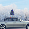 Roof-Mounted Car Christmas Tree - 3 Foot Tall, Multi-Colored LEDs, and Folds Flat