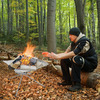 Rootless Portable Steel Mesh Fire Pit