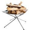 Rootless Portable Steel Mesh Fire Pit