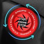 Rotary Vehicle Push Start Button Cover