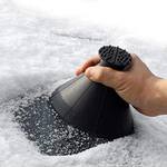 Round Windshield Snow and Ice Scraper