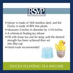 Rubber Duck Floating Tea Infuser
