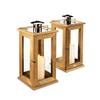 Rugged Teak Lanterns