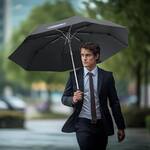 Rumbrella - Electric Folding Umbrella Opens or Closes in 2 Seconds!