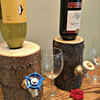 Rustic Log Wine / Liquor Dispensers