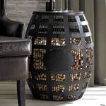 Rustic Metal Barrel Cork Catcher Side Table