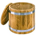Rustic Oak Pickle Barrel