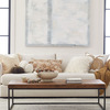 Rustic Pumpkin Pillows w/ Teddy Bear Fur Fabric