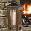 Rustic Reclaimed Wood and Metal Lanterns
