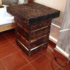 Rustic Reclaimed Wood Table With Light