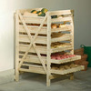 Rustic Wooden Orchard Rack