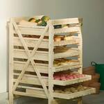 Rustic Wooden Orchard Rack - Keeper Crop Storage / Herb Drying Rack