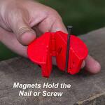 Safety Nailer - Magnetic Nail, Screw, and Staple Holder
