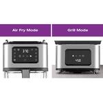 Salton Flip and Cook - Glass Air Fryer, Indoor Grill, and Dehydrator