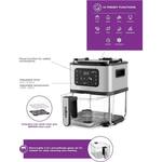 Salton Flip and Cook - Glass Air Fryer, Indoor Grill, and Dehydrator