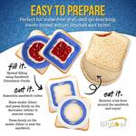 Sandwich Decruster and Sealer - Make Round or Square Pocket Sandwiches