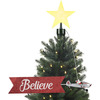Santa Claus Biplane Animated Tree Topper