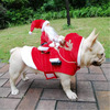 Santa Claus Dog Rider Costume