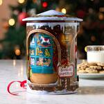 Santa's Workshop Rotating Musical Cookie Tin