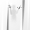 Scary Shower Curtain