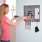 Scrabble 2-in-1 Vertical Wall-Mount Game / Dry Erase Message Board