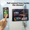 ScreenHolder - Phone and Tablet Holding Clear Shower Curtain Liner