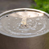 Sculptural Concrete Water Fountains with Built-In LED Lighting