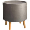 Sculptural Concrete Water Fountains with Built-In LED Lighting