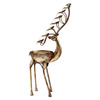 Sculptural Metal Deer Antlers Cascading Fountain