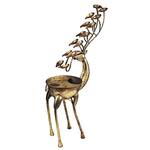 Sculptural Metal Deer Antlers Cascading Fountain