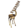 Sculptural Metal Deer Antlers Cascading Fountain